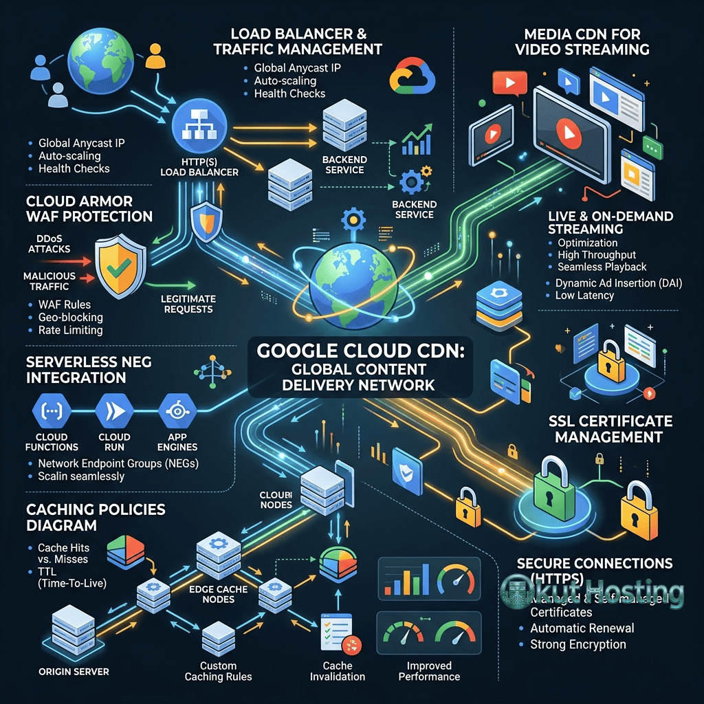 Google Cloud CDN features and security